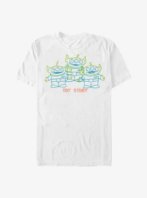 Disney Pixar Toy Story Aliens Doodle T-Shirt