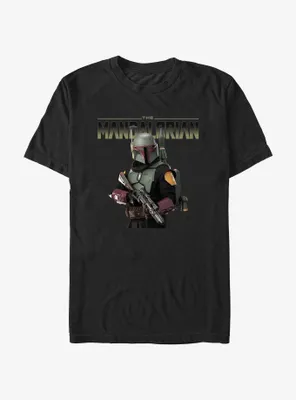 Star Wars The Mandalorian Boba Fett Action Pose T-Shirt