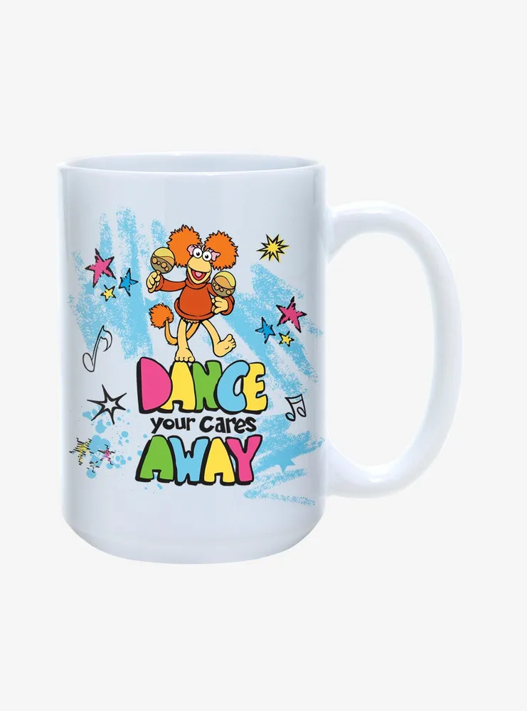 Jim Henson's Fraggle Rock Red Dance Your Cares Away Mug 15oz