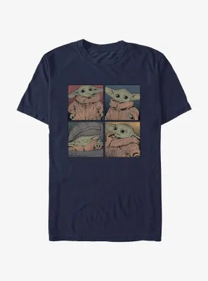 Star Wars The Mandalorian Faces of Grogu T-Shirt