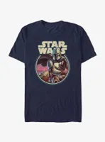 Star Wars The Mandalorian Grogu & Din Djarin T-Shirt