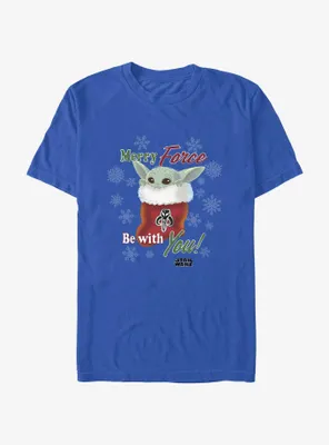 Star Wars The Mandalorian Grogu Christmas Stocking Stuffer T-Shirt