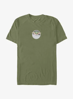 Star Wars The Mandalorian Grogu Circle Badge T-Shirt