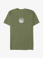 Star Wars The Mandalorian Grogu Circle Badge T-Shirt