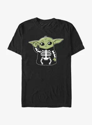 Star Wars The Mandalorian Grogu Skeleton T-Shirt