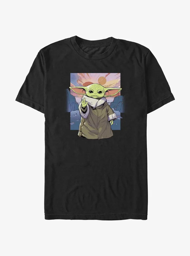 Star Wars The Mandalorian Grogu Using Force T-Shirt