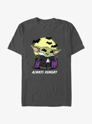 Star Wars The Mandalorian Grogu Vampire Always Hungry T-Shirt