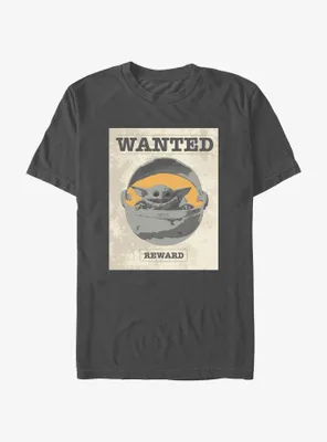 Star Wars The Mandalorian Grogu Wanted Poster T-Shirt