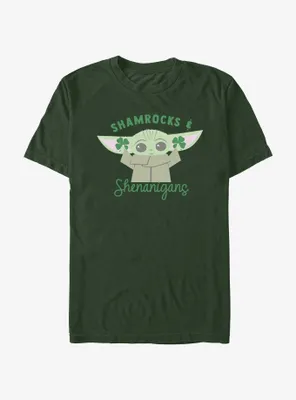 Star Wars The Mandalorian Shamrocks and Shenanigans T-Shirt