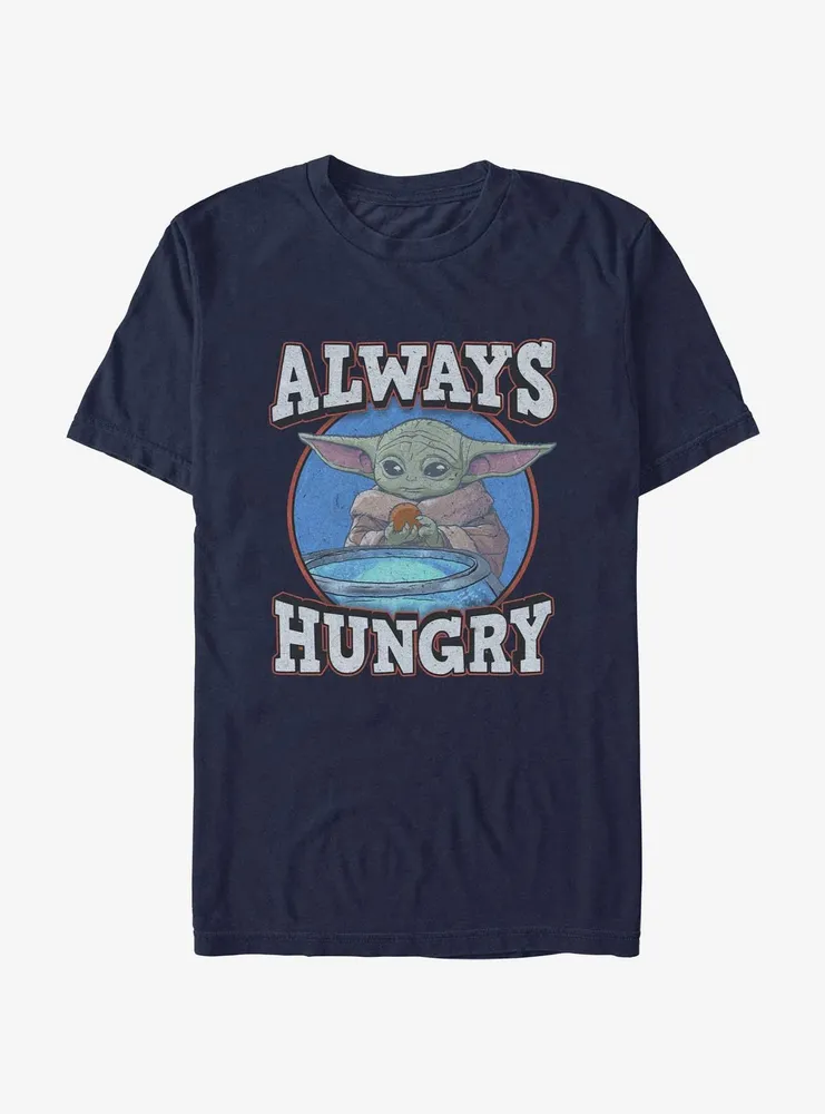 Star Wars The Mandalorian Grogu Always Hungry T-Shirt