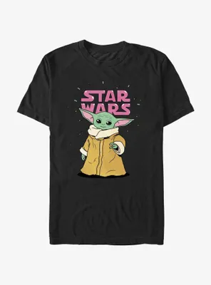 Star Wars The Mandalorian Grogu Bubble Logo T-Shirt
