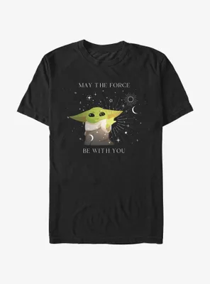 Star Wars The Mandalorian Grogu Celestial Force T-Shirt