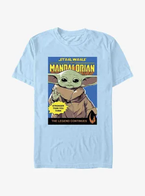 Star Wars The Mandalorian Grogu Legend Continues Poster T-Shirt