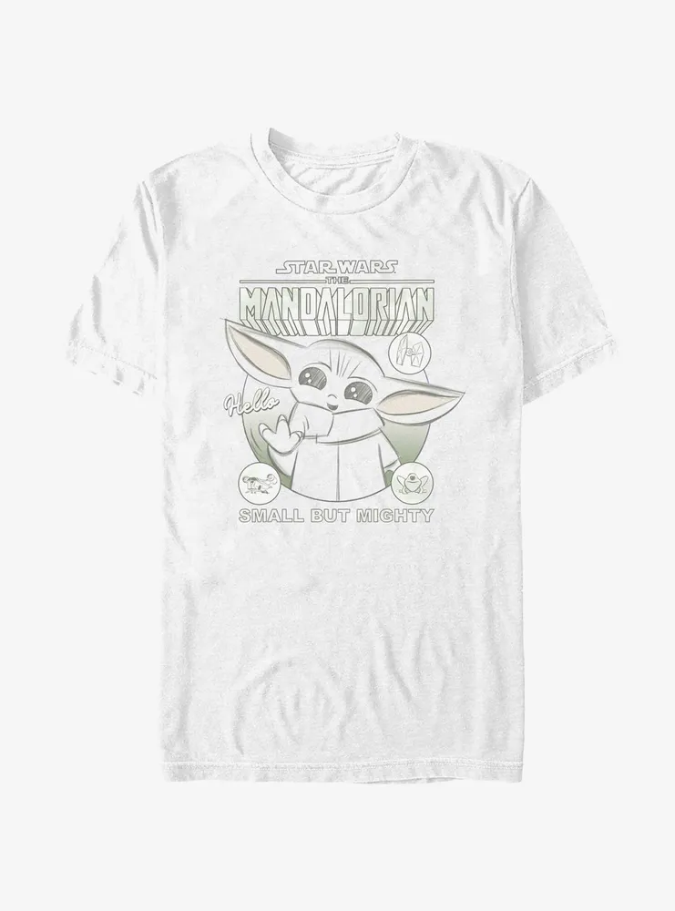 Star Wars The Mandalorian Grogu Small and Friendly T-Shirt