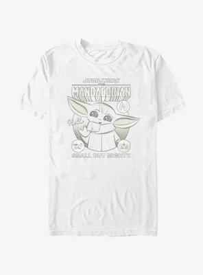 Star Wars The Mandalorian Grogu Small and Friendly T-Shirt
