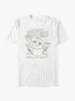 Star Wars The Mandalorian Grogu Small and Friendly T-Shirt