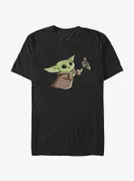 Star Wars The Mandalorian Grogu Yummy Butterfly T-Shirt