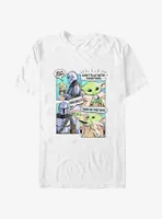 Star Wars The Mandalorian Play With Food Comic T-Shirt