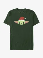 Star Wars The Mandalorian Child Santa Hat T-Shirt