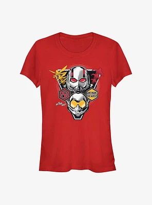Marvel Ant-Man And Wasp Triangle Badge Girls T-Shirt