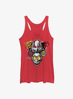 Marvel Ant-Man And Wasp Triangle Badge Girls Raw Edge Tank