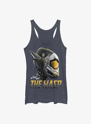 Marvel Ant-Man The Wasp Helmet Girls Raw Edge Tank