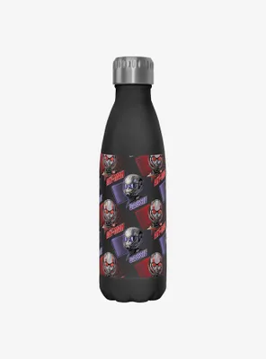Marvel Ant-Man and the Wasp: Quantumania Ant-Man & Cassie Helmet Pattern Water Bottle