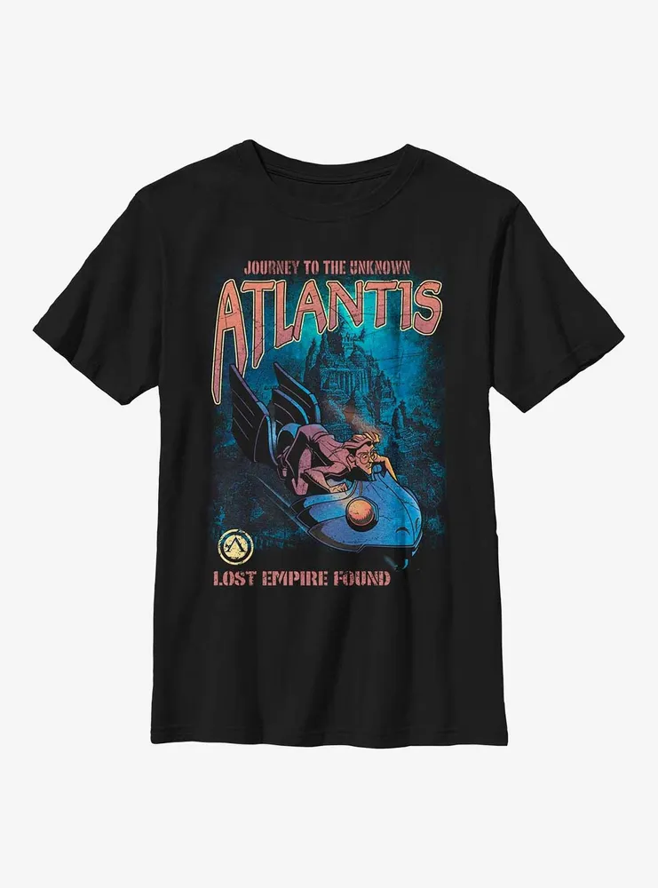 Disney Atlantis: The Lost Empire Milo Found Poster Youth T-Shirt