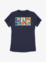 Disney The Emperor's New Groove Yzma, Kuzco, and Kronk Tarot Cards Womens T-Shirt