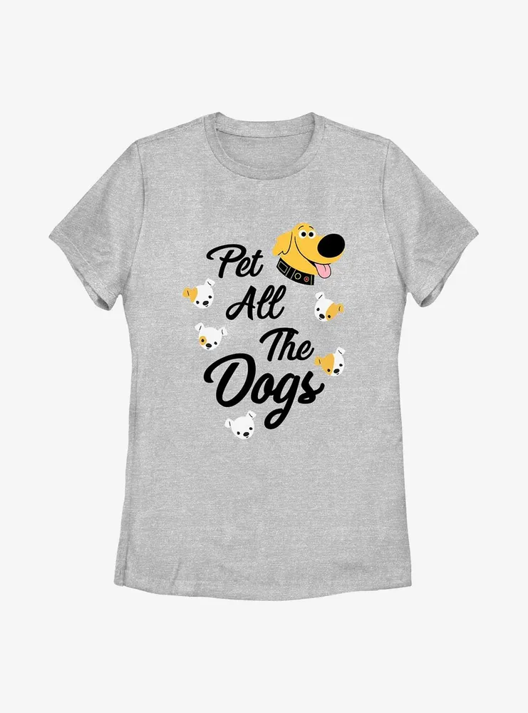 Disney Pixar Up Pet All The Dogs Womens T-Shirt