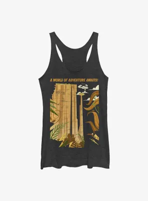 Disney Pixar Up Adventure Awaits Poster Womens Tank Top