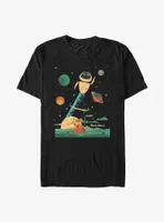 Disney Pixar Wall-E Eve and Space Poster T-Shirt