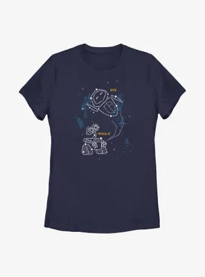 Disney Pixar Wall-E Constellations Womens T-Shirt