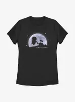 Disney Pixar Wall-E Moonlit Lovers and Eve Womens T-Shirt