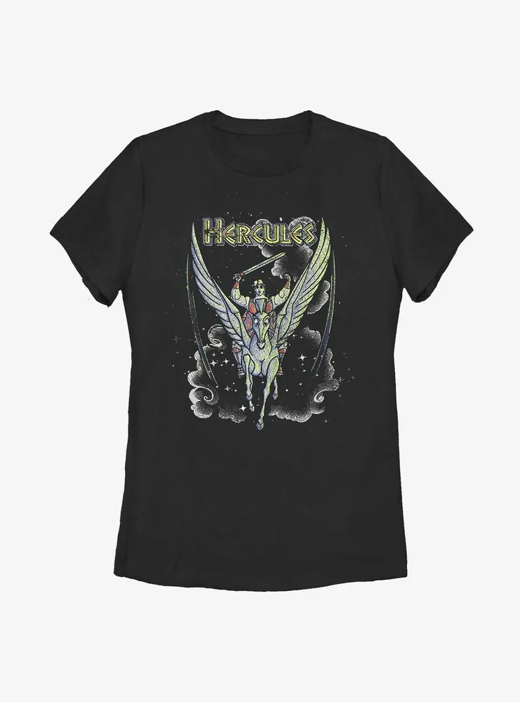 Disney Hercules Distressed God of Strength Womens T-Shirt