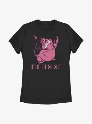 Disney Hercules Pain If He Finds Out Womens T-Shirt