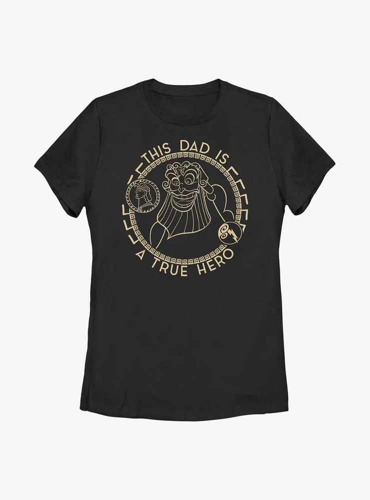 Disney Hercules True Hero Dad Zeus Womens T-Shirt