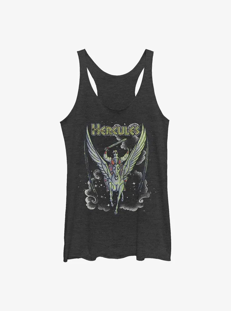 Disney Hercules Distressed God of Strength Womens Tank Top