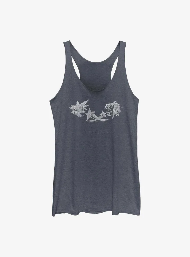 Kingdom Hearts Cave Drawing Womens Tank Top