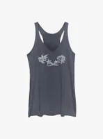 Kingdom Hearts Cave Drawing Womens Tank Top