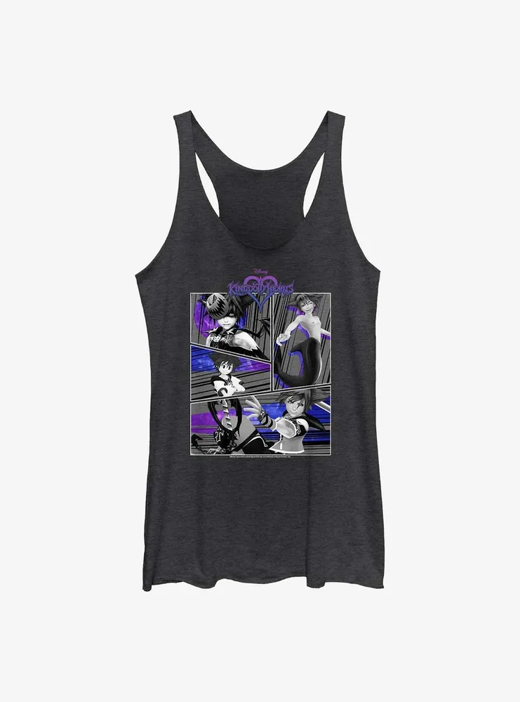 Kingdom Hearts Sora Comic Panel Womens Tank Top