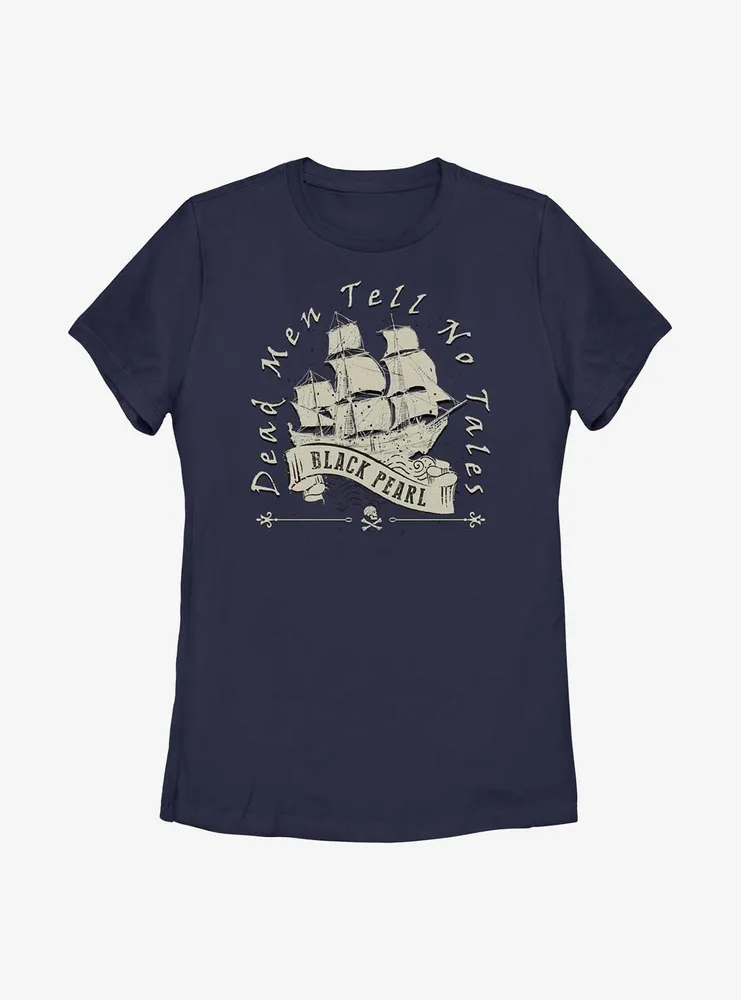 Disney Pirates of the Caribbean Black Pearl Womens T-Shirt