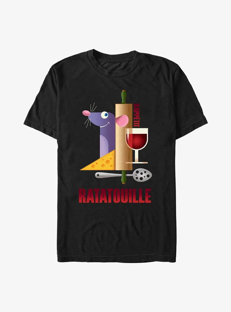 Disney Pixar Ratatouille Bon Appetit Poster T-Shirt