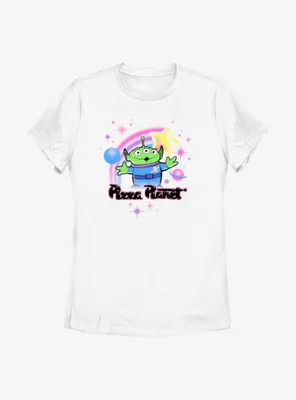 Disney Pixar Toy Story Pizza Planet Alien Airbrush Womens T-Shirt