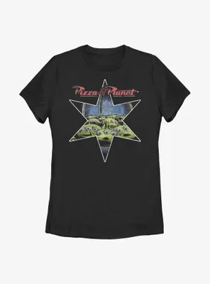 Disney Pixar Toy Story Pizza Planet Alien Star Womens T-Shirt