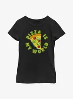 Disney Pixar Toy Story Pizza Is My World Youth Girls T-Shirt