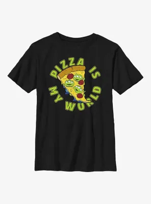 Disney Pixar Toy Story Pizza Is My World Youth T-Shirt