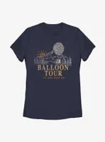 Disney Pixar Up Balloon Tour Womens T-Shirt