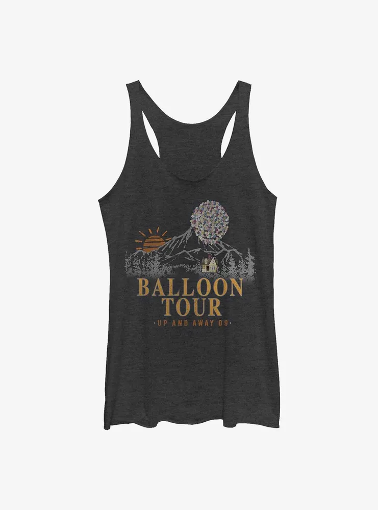 Disney Pixar Up Balloon Tour Womens Tank Top