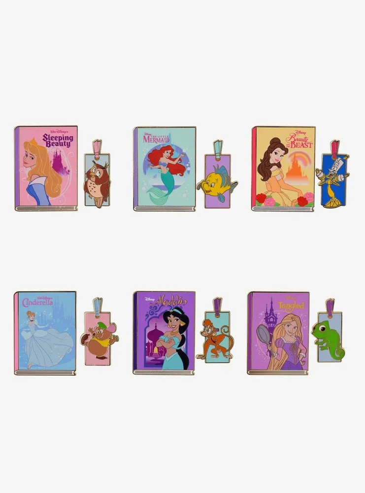 Boxlunch Disney Princesses Book & Bookmark Blind Box Enamel Pin - BoxLunch  Exclusive